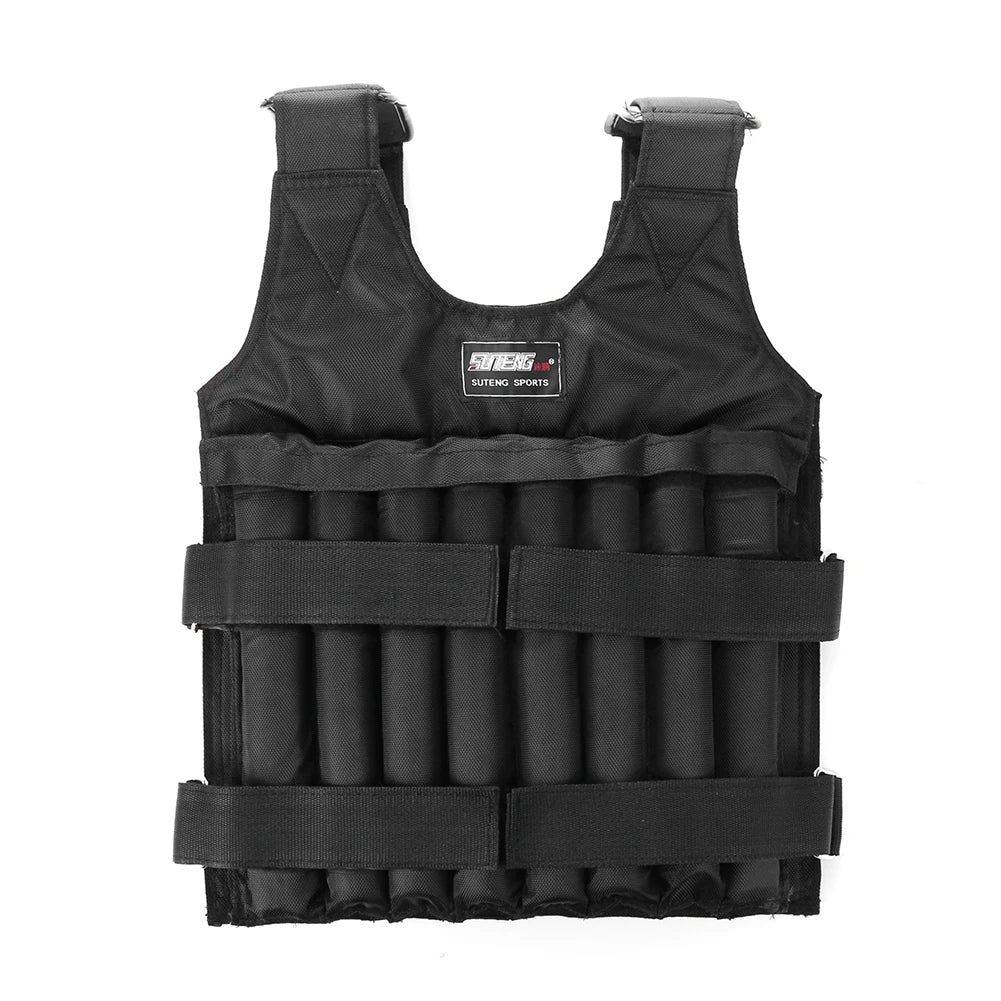 Versatile Weight Training Suit Vest with Enhanced Shoulder Comfort & Storage Pockets